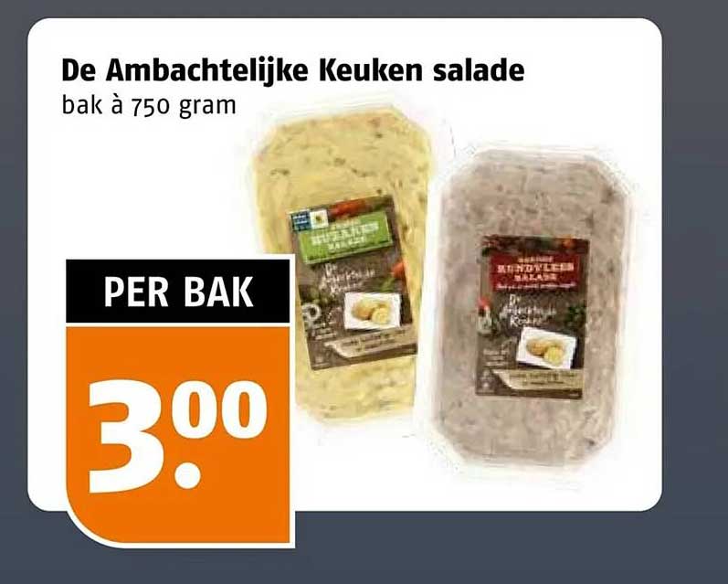 De Ambachtelijke Keuken salade bak à 750 gram