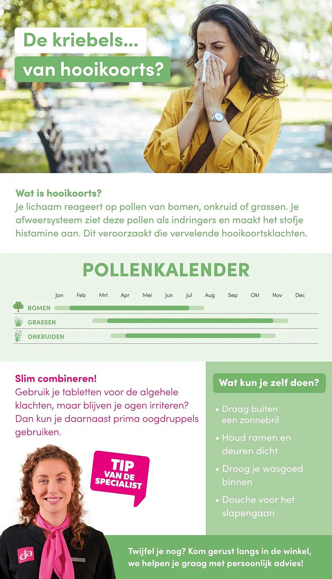 De kriebels... van hooikoorts?