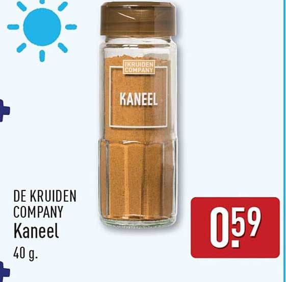 De kruiden company Kaneel 40 g.