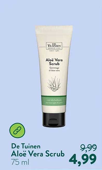 De Tuinen Aloë Vera Scrub 75 ml