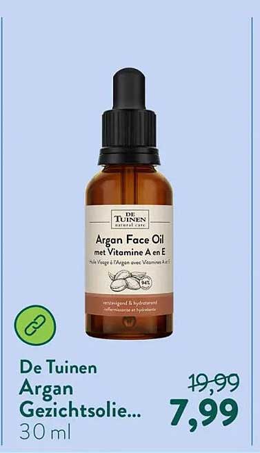 De Tuinen Argan Gezichtsolie... 30 ml