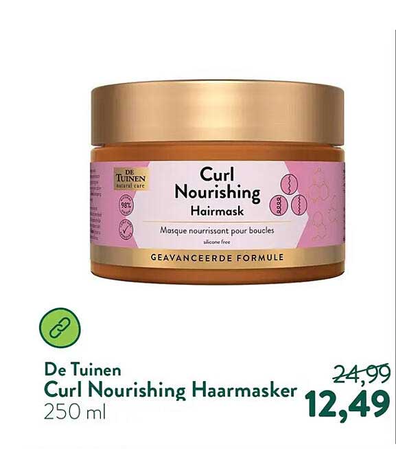 De Tuinen Curl Nourishing Haarmasker 250 ml