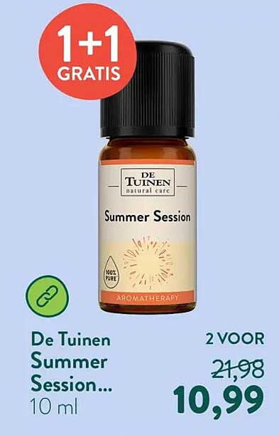 De Tuinen Summer Session... 10 ml 1+1 GRATIS