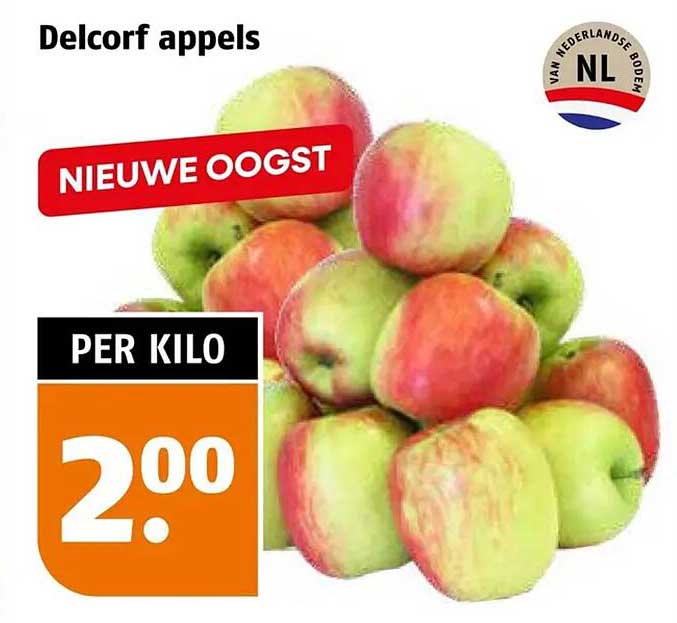 Delcof appels Nieuwe oogst per kilo