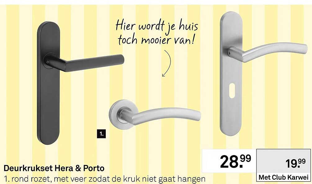 Deurkrukset Hera & Porto