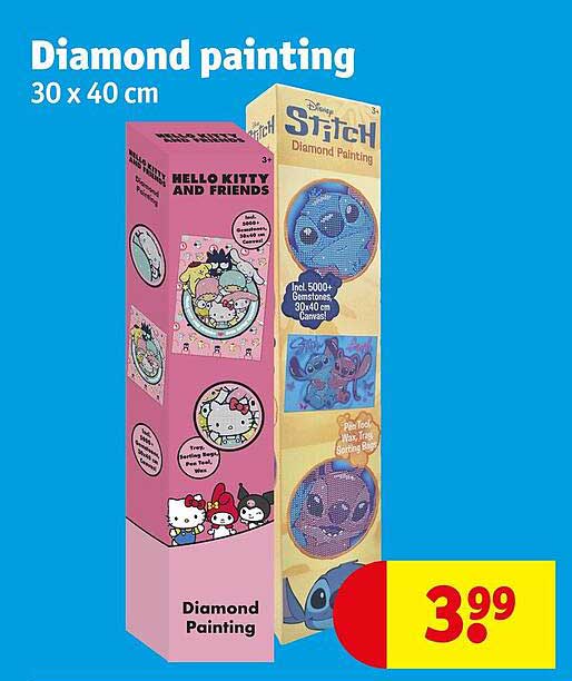 Diamond painting 30 x 40 cm