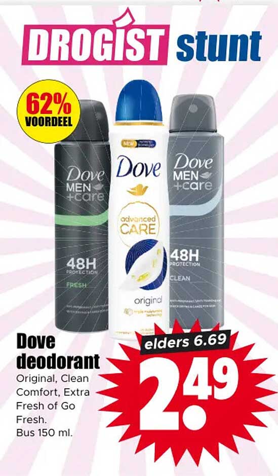 Dove deodorant