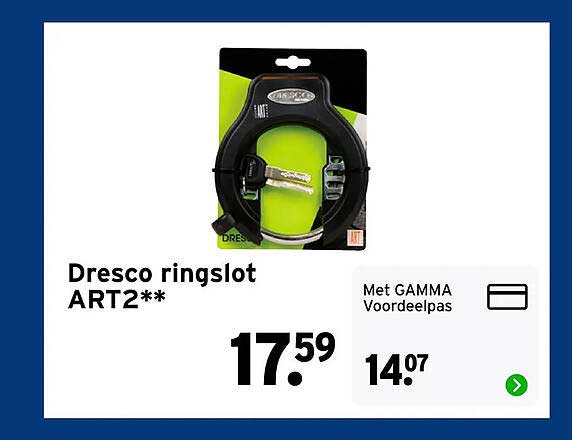 Dresco ringslot ART2**