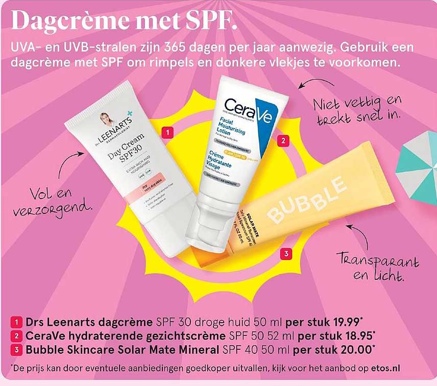 Drs Leenarts dagcrème SPF 30 droge huid 50 ml per stuk
