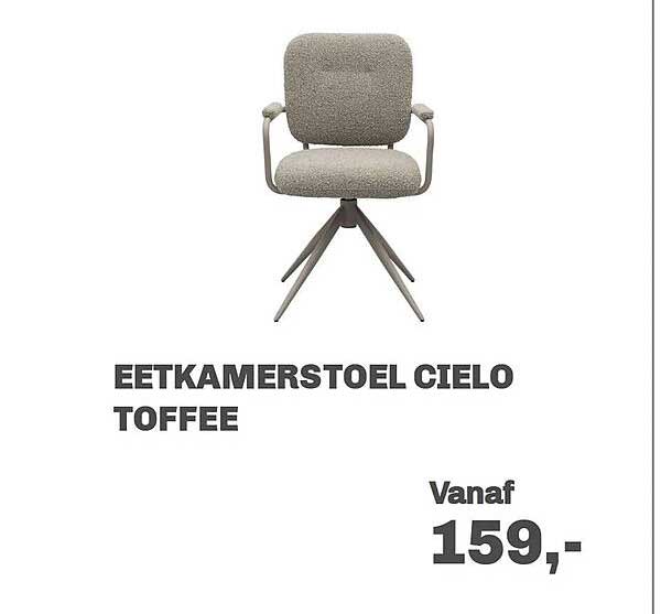 EETKAMERSTOEL CIELO TOFFEE