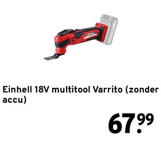 Einhell 18V multitool Varrito (zonder accu)