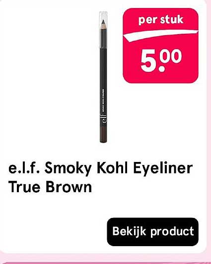 e.l.f. Smoky Kohl Eyeliner True Brown