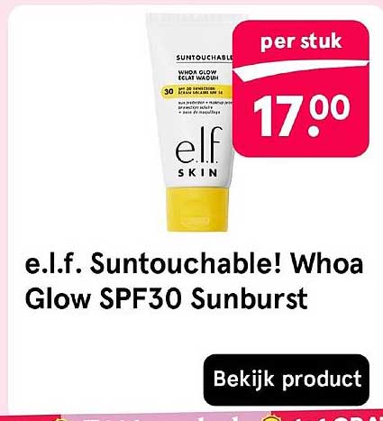 e.l.f. Suntoachable! Whoa Glow SPF30 Sunburst