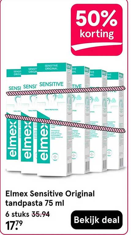 Elmex Sensitive Original tandpasta 75 ml