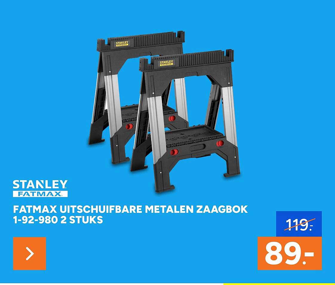 FATMAX UITSCHUIFBARE METALEN ZAAGBOK 1-92-980 2 STUKS