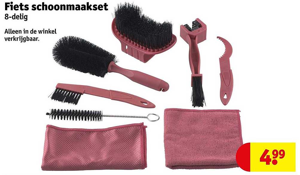 Fiets schoonmaakset 8-delig