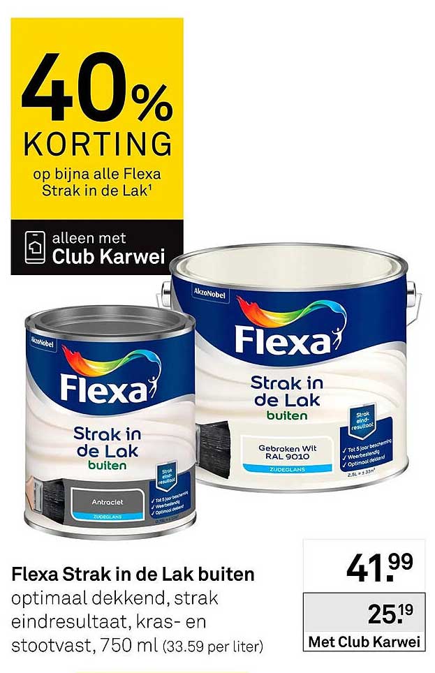 Flexa Strak in de Lak buiten