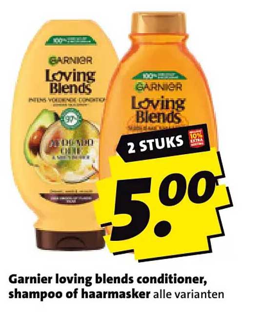 Garnier loving blends conditioner, shampoo of haarmasker alle varianten 2 STUKS