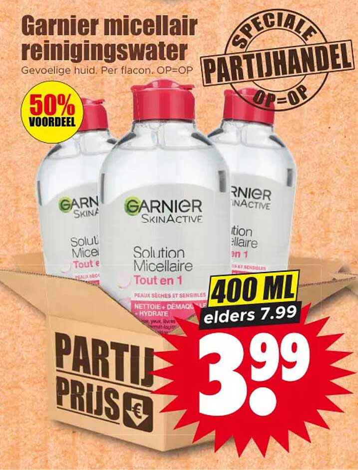 Garnier micellair reinigingswater 400 ml