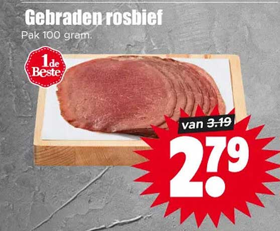 Gebraden rosbief