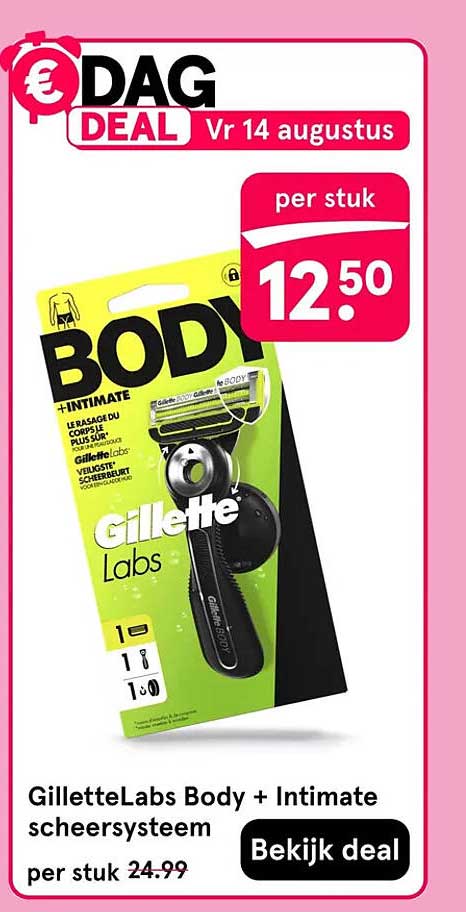 GiletteLabs Body + Intimate scheersysteem