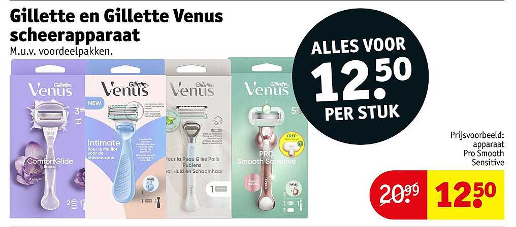 Gillette en Gillette Venus scheerapparaat