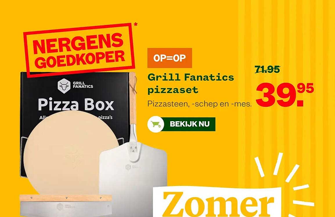 Grill Fanatics pizzaset