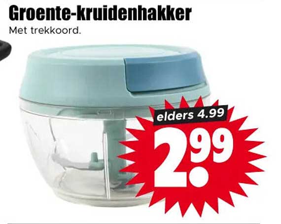 Groente-kruidenhakker