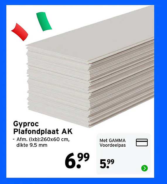 Gyproc Plafondplaat AK