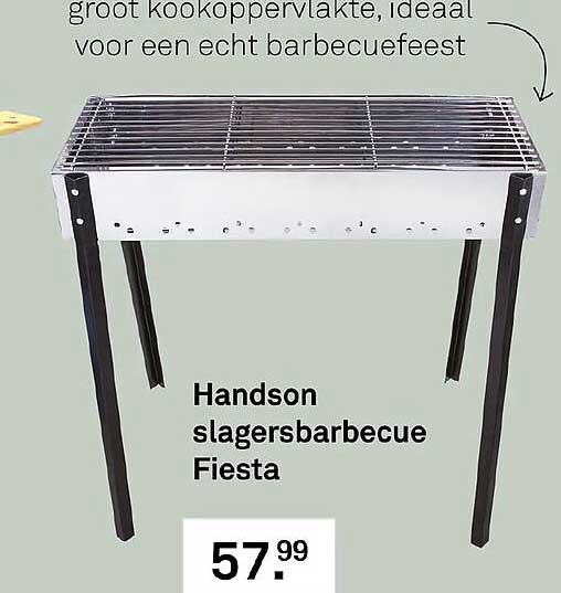 Handson slagersbarbecue Fiesta