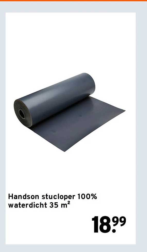 Handson stucloper 100% waterdicht 35 m²