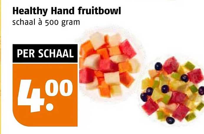Healthy Hand fruitbowl schaal à 500 gram