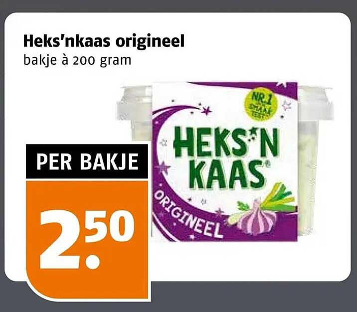 Heks'nkaas origineel bakje à 200 gram
