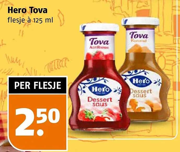 Hero Tova flesje à 125 ml