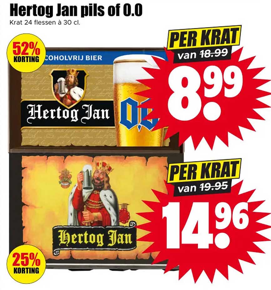 Hertog Jan pils of 0.0