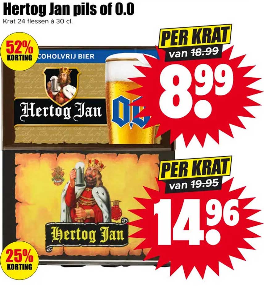 Hertog Jan pils of 0.0