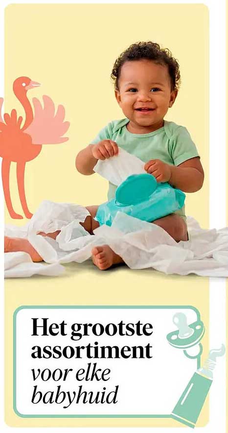 Het grootste assortiment voor elke babyhuid