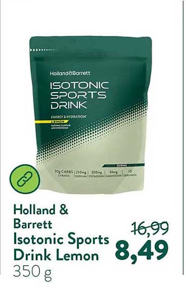 Holland & Barrett Isotonic Sports Drink Lemon 350 g