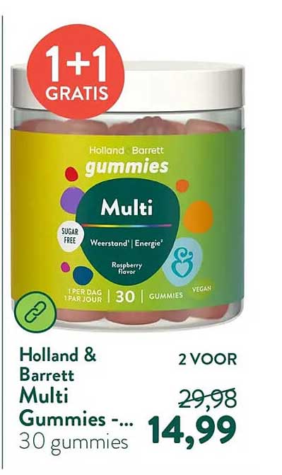 Holland & Barrett Multi Gummies -... 30 gummies 1+1 GRATIS
