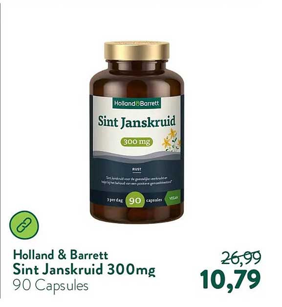 Holland & Barrett Sint Janskruid 300mg 90 Capsules