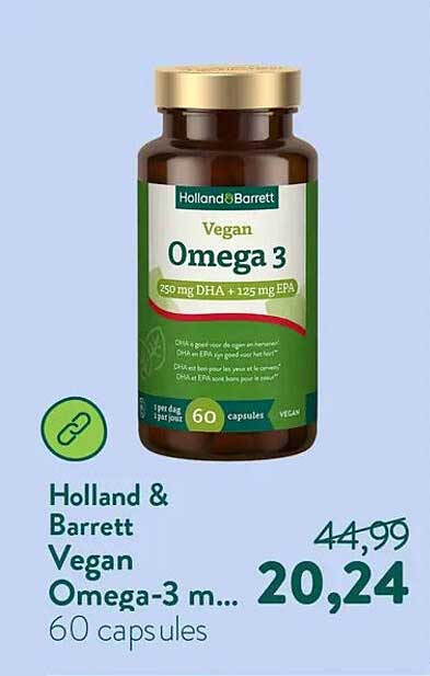 Holland & Barrett Vegan Omega-3 m... 60 capsules