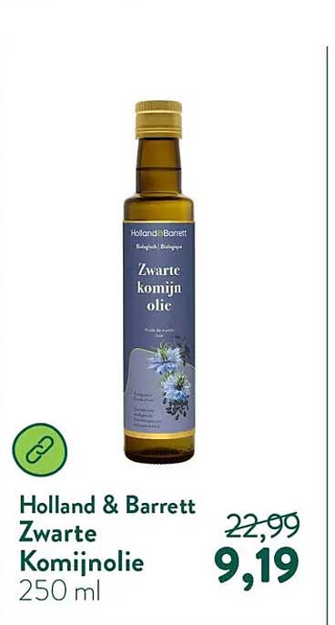 Holland & Barrett Zwarte Komijnolie 250 ml