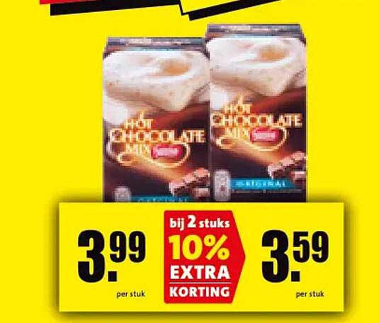 Hot Chocolate Cups bij 2 stuks 10% EXTRA KORTING