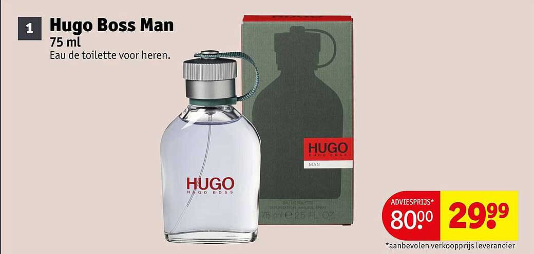 Hugo Boss Man 75 ml Eau de toilette voor heren.