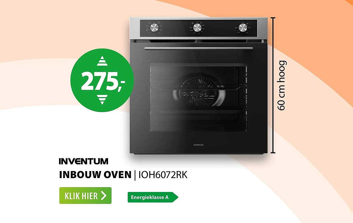 INVENTUM INBOUW OVEN | IOH6072RK