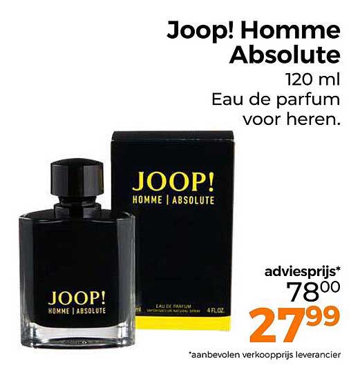 Joop! Homme Absolute 120 ml Eau de parfum voor heren