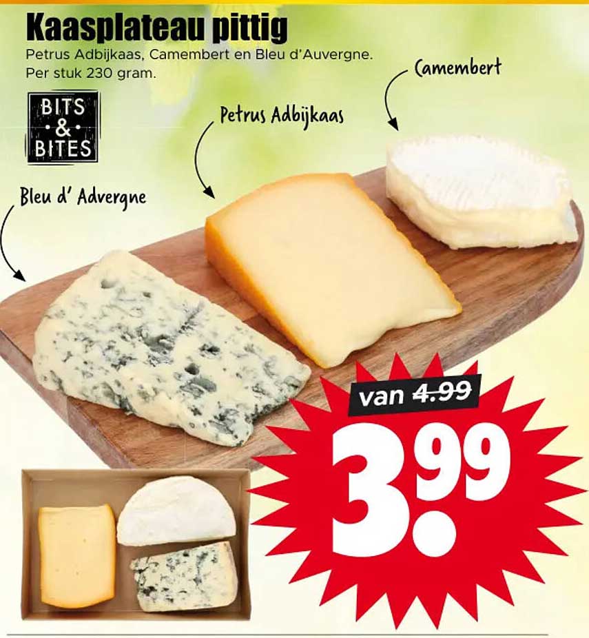 Kaasplateau pittig
