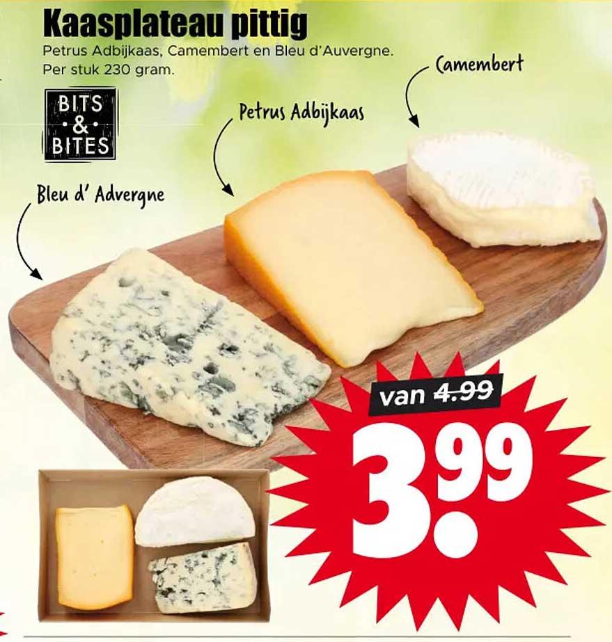 Kaasplateau pittig