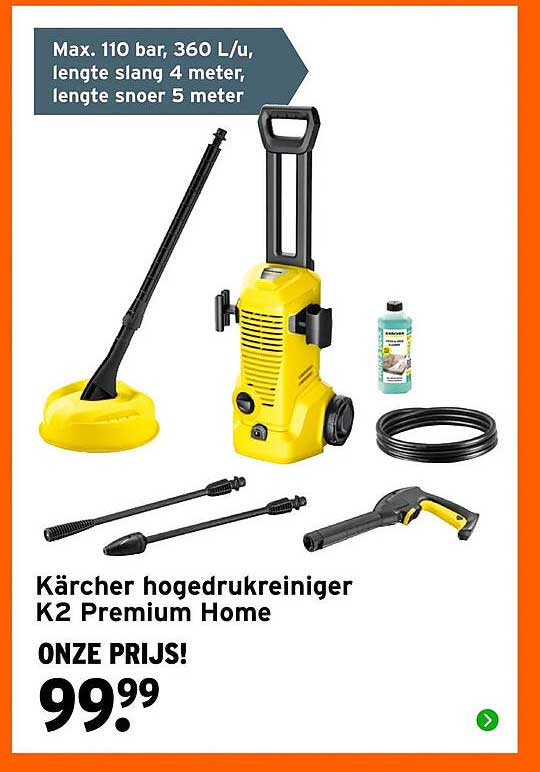 Kärcher hogedrukreiniger K2 Premium Home