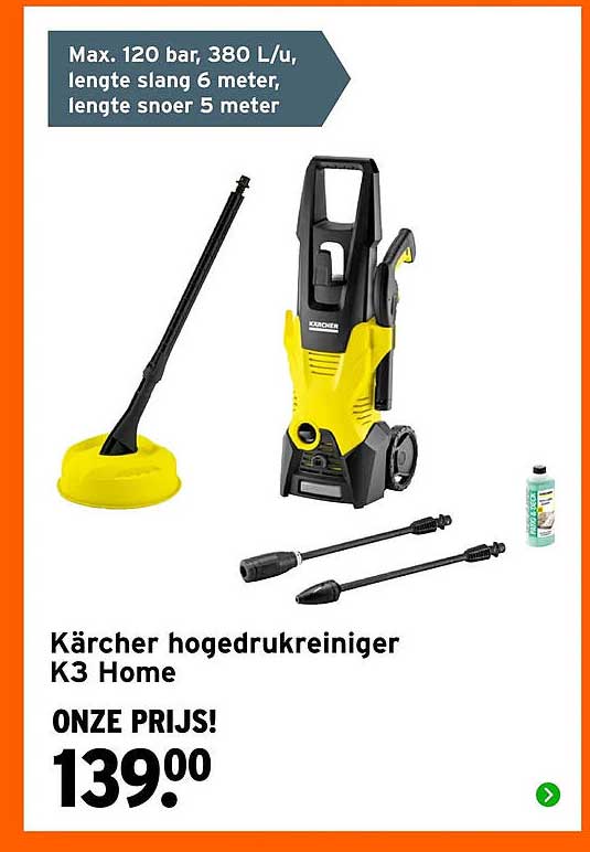 Kärcher hogedrukreiniger K3 Home